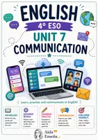Vista previa - Unidades / Secuencias / Situaciones de Aprendizaje - Digital Communication 4ESO. Vocabulary and Grammar - Portada