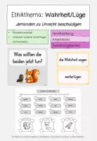 Vorschau - Stundenentwürfe - Wahrheit/Lüge - Materialpaket - Seite 1
