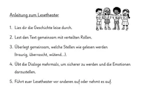 Vorschau - Arbeitsblätter - Lesetheater: Klassenfahrt (3 Texte) - Seite 1