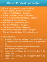 Vorschau - Arbeitsblätter - Haben und Sein - Regeln und Übungsaufgaben - Seite 1
