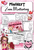 Vorschau - Arbeitsblätter - Muttertag Miniheft | Muttertagsgeschenk | Grundschule Kl. 1-2 - Deckblatt