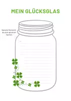 Vorschau - Arbeitsblätter - Glücksmomente im Glas - Seite 1