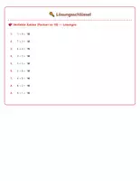 Vorschau - Arbeitsblätter - Verliebte Zahlen Muttertag (ZR 10 & ZR 20) Mathe Klasse 1 - Seite 2