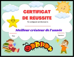 Aperçu - Cartes / Images - 8 Certificat de réussite cover - Page 1