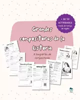 Vista previa - Hojas de trabajo - Grandes compositoras de la historia + Regalo - Portada
