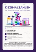 Vorschau - Unterrichtsreihen - Arbeitsheft Dezimalzahlen – selbstorientiert & motivierend - Deckblatt
