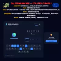 Vorschau - Spiele - Galgenmännchen – Staaten Europas - Deckblatt