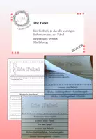 Vorschau - Arbeitsblätter - Fabel-Faltheft zu den wichtigsten Merkmalen - Deckblatt