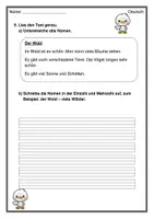 Vorschau - Arbeitsblätter - Übungsheft Einzahl & Mehrzahl - Seite 3