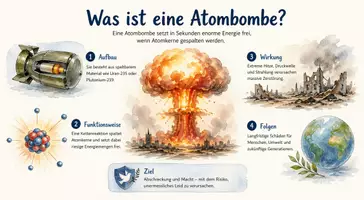Vorschau - Arbeitsblätter - Lernposter + Arbeitsblätter zum Thema "Was ist eine Atombombe?" + Lösung & MP3 + Mindmap + Infografik - Seite 2