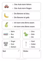 Vorschau - Arbeitsblätter - Leichtes Lesen - einfache Sätze lesen & verstehen (Level 3) - Seite 3