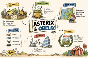 Vorschau - Arbeitsblätter - Lernposter + Arbeitsblatt "Asterix und Obelix" + Onlineübung & MP3 + Mindmap + Infografik - Seite 2