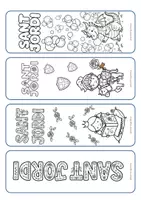 Vista previa - Manualidades / Dibujos para colorear - CAT - Punts de llibre de Sant Jordi - página 2