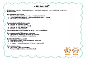 Vista previa - Unidades / Secuencias / Situaciones de Aprendizaje - DESCRIBIR Y CREAR MONSTRUOS. FLIPBOOKS ESCRITURA CREATIVA - página 3