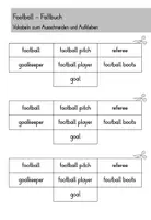 Vorschau - Arbeitsblätter - Football Fußball Soccer Faltbuch Minibook - Englisch (EM, WM) - Seite 3