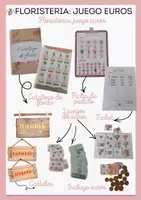 Vista previa - Tarjetas / Manipulativos - FLORISTERIA: JUEGO EUROS - Portada