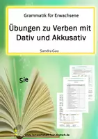 Vorschau - Unterrichtsreihen - Grammatik für Erwachsene - Übungen zu Verben mit Dativ und Akkusativ (Sie) - Deckblatt