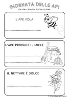 anteprima - Clipart / Immagini originali - COLORA E RISCRIVI- Giornata delle Api - Pagina 2