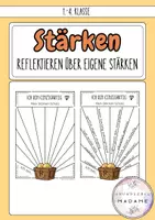 Vorschau - Arbeitsblätter - Schatztruhe der Einzigartigkeit // Reflexion über Stärken - Deckblatt