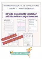 Vorschau - Stundenentwürfe - Direkte Demokratie - Deckblatt