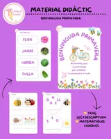 Vista previa - Tarjetas / Manipulativos - Benvinguda primavera💜🩷🌸🌺 - Portada