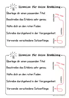 Vorschau - Arbeitsblätter - Ferienerzählung//Erzähl- und Schreibanlass 2.-4.Klasse - Seite 3
