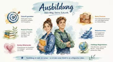 Vorschau - Arbeitsblätter - Lernposter + Arbeitsblätter zum Thema "Ausbildung" + Lösung & MP3 + Mindmap + Infografiken - Seite 3