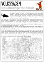 Vorschau - Unterrichtsreihen - Bekannte deutsche Volkssagen: Lesetexte & Aufgaben - Seite 1