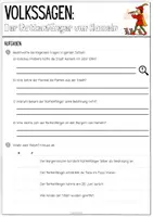 Vorschau - Unterrichtsreihen - Bekannte deutsche Volkssagen: Lesetexte & Aufgaben - Seite 3