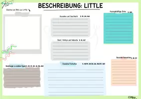 Vorschau - Arbeitsblätter - „Tanz der Tiefseequalle“: Figurensteckbriefe - Seite 1