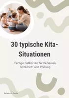 Vorschau - Lehrpläne/Lehrermaterial - 30 typische Kita-Situationen – Fallkarten für Reflexion, Unterricht und Prüfung - Deckblatt