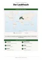 Vorschau - Arbeitsblätter - Laubfrosch Steckbrief – Tiere Europas | Sachunterricht Grundschule Arbeitsblatt - Seite 3