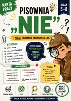 zapowiedź - Pisownia „nie” – karta pracy kl. 5–8 | teoria + ćwiczenia - obwoluta