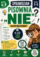 zapowiedź - Pisownia „nie” – sprawdzian kl. 5–8 | wersja A i B + klucz - obwoluta