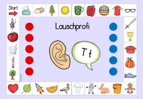 Vorschau - Spiele - Lauschprofi T/t: Lernspiel zur Förderung der Lautanalyse - Seite 1