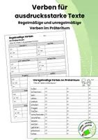 Vorschau - Arbeitsblätter - Verben im Präteritum für das Verfassen von Texten | Gesamtmappe - Seite 1