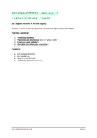 zapowiedź - Notatka – karta pracy E8 | forma ciągła + ćwiczenia + klucz - strona 1