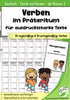 Vorschau - Arbeitsblätter - 108 Verben im Präteritum | großer Wortspeicher für Texte - Seite 2