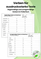 Vorschau - Arbeitsblätter - Verben im Präteritum für lebendige Texte | kompakte Übungsmappe, ab Klasse 3 - Seite 1