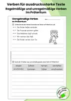 Vorschau - Arbeitsblätter - Verben im Präteritum für lebendige Texte | kompakte Übungsmappe, ab Klasse 3 - Seite 2