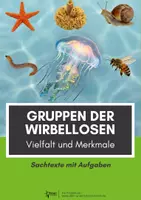 Vorschau - Arbeitsblätter - Gruppen der Wirbellosen - Deckblatt