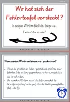 Vorschau - Fördermaterial/Inklusion - Schreibschrift: Lesetraining: Fehlerteufel finden - Materialpaket - Seite 2