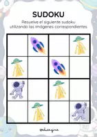 Vista previa - Hojas de trabajo - Retos espaciales matemáticos - página 1