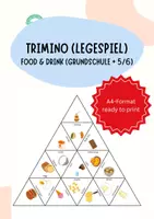 Vorschau - Spiele - Food & drink: Trimino – Legespiel Englisch (Grundschule und Klasse 5/6) - Deckblatt