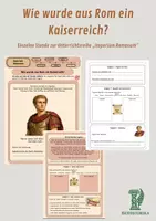 Vorschau - Unterrichtsreihen - Wie wurde aus Rom ein Kaiserreich? Einzelne Stunde zur Unterrichtsreihe „Imperium Romanum“ - Deckblatt