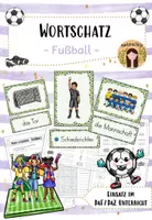 Vorschau - Arbeitsblätter - Wortschatz Fußball: Bildkarten, Arbeitsblätter & Lesespur (DaF/DaZ) - Deckblatt