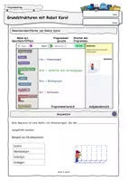 Vorschau - Arbeitsblätter - Sammlung: Algorithmen und Programme - Seite 1