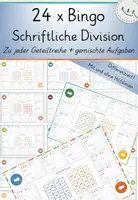 Vorschau - Stationenlernen - Schriftliche Division: Materialpaket! GROWING BUNDLE! - Seite 1