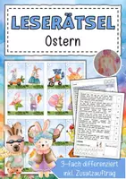 Vorschau - Arbeitsblätter - Lesespaziergang Ostern - Deckblatt
