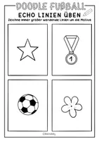 Vorschau - Arbeitsblätter - 4x Kunstprojekte für die Fußball WM 2026 - Kunst Materialpaket - Seite 3